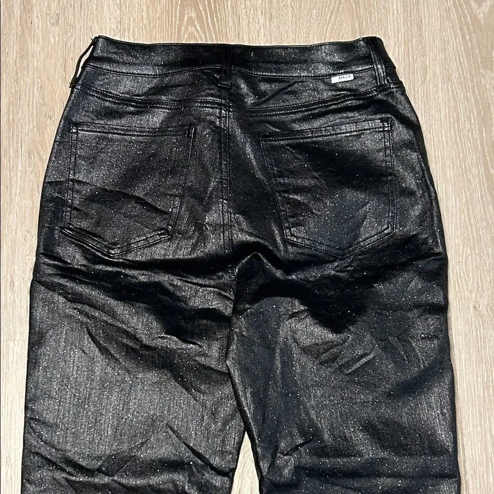 DAZE Shygirl High Rise Cropped Flare Jeans STAR SIGN sz 29